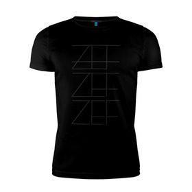 Мужская футболка премиум с принтом ZEF , 92% хлопок, 8% лайкра | приталенный силуэт, круглый вырез ворота, длина до линии бедра, короткий рукав | Тематика изображения на принте: die antwoord