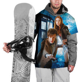 Накидка на куртку 3D с принтом Доктор кто , 100% полиэстер |  | doctor who | будка | доктор кто | сериал | тардис
