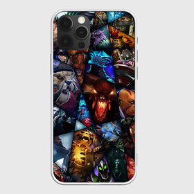 Чехол для iPhone 12 Pro Max с принтом All pic , Силикон |  | dota 2 | game | дота 2 | ол пик | персонажи