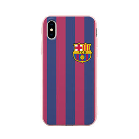 Чехол для Apple iPhone X силиконовый матовый с принтом A. Iniesta , Силикон | Печать на задней стороне чехла, без боковой панели | a. iniesta | barcelona | барка | барселона | иньеста | фк | футбол