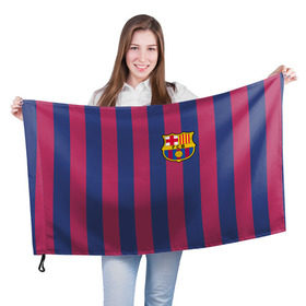 Флаг 3D с принтом A. Iniesta , 100% полиэстер | плотность ткани — 95 г/м2, размер — 67 х 109 см. Принт наносится с одной стороны | a. iniesta | barcelona | барка | барселона | иньеста | фк | футбол