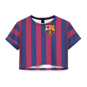 Женская футболка 3D укороченная с принтом Suarez , 100% полиэстер | круглая горловина, длина футболки до линии талии, рукава с отворотами | barcelona | suarez | барка | барселона | суарес | фк | футбол