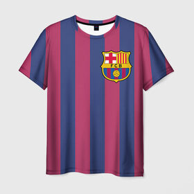 Мужская футболка 3D с принтом Messi , 100% полиэфир | прямой крой, круглый вырез горловины, длина до линии бедер | Тематика изображения на принте: месси