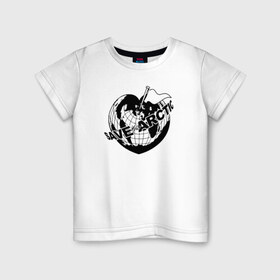 Детская футболка хлопок с принтом Save the arctic , 100% хлопок | круглый вырез горловины, полуприлегающий силуэт, длина до линии бедер | arctic | save | арктика