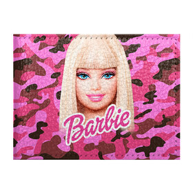 Обложка для студенческого билета с принтом Барби , натуральная кожа | Размер: 11*8 см; Печать на всей внешней стороне | Тематика изображения на принте: swag | барки | девушкам | камуфляж | свэг