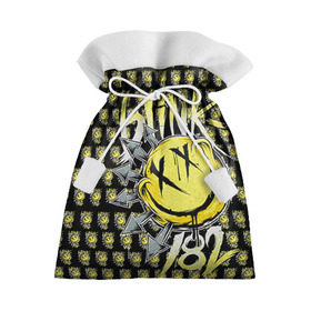 Подарочный 3D мешок с принтом Blink 182 , 100% полиэстер | Размер: 29*39 см | Тематика изображения на принте: 