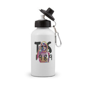 Бутылка спортивная с принтом Taylor Swift , металл | емкость — 500 мл, в комплекте две пластиковые крышки и карабин для крепления | Тематика изображения на принте: тейлор элисон свифт