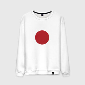 Мужской свитшот хлопок с принтом Япония минимализм , 100% хлопок |  | круг | минимализм | японский флагяпония