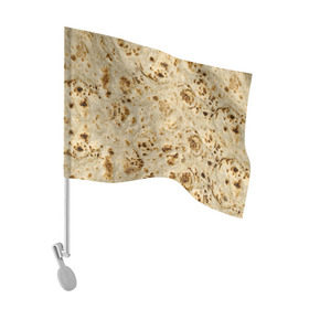 Флаг для автомобиля с принтом Лаваш , 100% полиэстер | Размер: 30*21 см | еда | лаваш | прикол | прикольные | хлеб