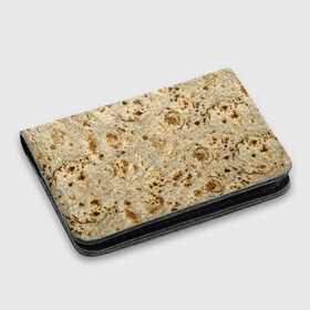 Картхолдер с принтом с принтом Лаваш , натуральная матовая кожа | размер 7,3 х 10 см; кардхолдер имеет 4 кармана для карт; | Тематика изображения на принте: еда | лаваш | прикол | прикольные | хлеб