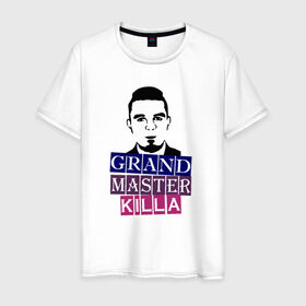 Мужская футболка хлопок с принтом Grand Master Killa , 100% хлопок | прямой крой, круглый вырез горловины, длина до линии бедер, слегка спущенное плечо. | fest | grand | killa | master