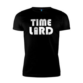 Мужская футболка премиум с принтом Doctor Who Time Lord TARDIS , 92% хлопок, 8% лайкра | приталенный силуэт, круглый вырез ворота, длина до линии бедра, короткий рукав | doctor who time lord tardis тардис доктор кто