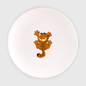 Тарелка с принтом гарфилд , фарфор | диаметр - 210 мм
диаметр для нанесения принта - 120 мм | гарфилд garfield кот киса рыжий гарф лазанья