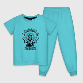 Детская пижама хлопок с принтом Zoidberg Saves , 100% хлопок |  брюки и футболка прямого кроя, без карманов, на брюках мягкая резинка на поясе и по низу штанин
 | Тематика изображения на принте: futurama | зоидберг | футурама