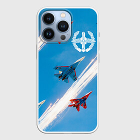 Чехол для iPhone 13 Pro с принтом Самолеты ,  |  | авиатор | авиация | ввс | герб | летчику | небо | самолет