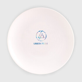 Тарелка с принтом Linkin park sky , фарфор | диаметр - 210 мм
диаметр для нанесения принта - 120 мм | linkin | park | линкин | парк