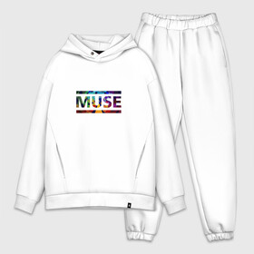 Мужской костюм хлопок OVERSIZE с принтом Muse colour ,  |  | muse