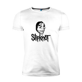 Мужская футболка премиум с принтом Slipknot black , 92% хлопок, 8% лайкра | приталенный силуэт, круглый вырез ворота, длина до линии бедра, короткий рукав | 