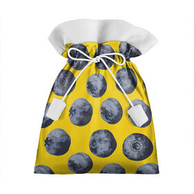 Подарочный 3D мешок с принтом Ягоды , 100% полиэстер | Размер: 29*39 см | Тематика изображения на принте: еда | черника | ягода