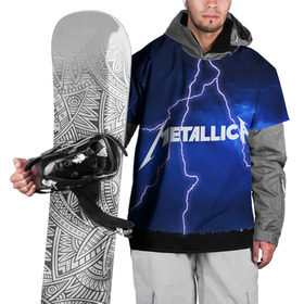 Накидка на куртку 3D с принтом METALLICA , 100% полиэстер |  | metallica | rock | металлика | рок