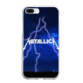 Чехол для iPhone 7Plus/8 Plus матовый с принтом METALLICA , Силикон | Область печати: задняя сторона чехла, без боковых панелей | metallica | rock | металлика | рок