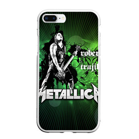 Чехол для iPhone 7Plus/8 Plus матовый с принтом METALLICA , Силикон | Область печати: задняя сторона чехла, без боковых панелей | металлика