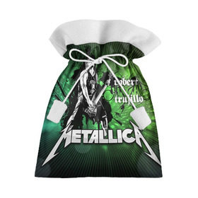 Подарочный 3D мешок с принтом METALLICA , 100% полиэстер | Размер: 29*39 см | металлика