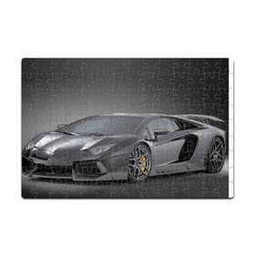 Пазл магнитный 126 элементов с принтом Lamborghini Aventador , полимерный материал с магнитным слоем | 126 деталей, размер изделия —  180*270 мм | Тематика изображения на принте: lamborghini