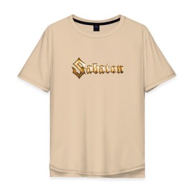 Мужская футболка хлопок Oversize с принтом Sabaton , 100% хлопок | свободный крой, круглый ворот, “спинка” длиннее передней части | sabaton