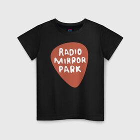 Детская футболка хлопок с принтом Radio Mirror Park , 100% хлопок | круглый вырез горловины, полуприлегающий силуэт, длина до линии бедер | Тематика изображения на принте: radio mirror park gta 5 гта grand thefr auto