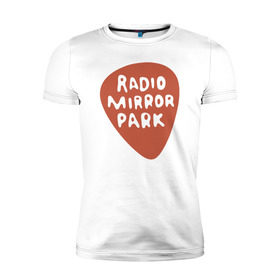 Мужская футболка премиум с принтом Radio Mirror Park , 92% хлопок, 8% лайкра | приталенный силуэт, круглый вырез ворота, длина до линии бедра, короткий рукав | radio mirror park gta 5 гта grand thefr auto
