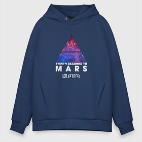 Мужское худи Oversize хлопок с принтом 30 seconds to mars cosmos 2 , френч-терри — 70% хлопок, 30% полиэстер. Мягкий теплый начес внутри —100% хлопок | боковые карманы, эластичные манжеты и нижняя кромка, капюшон на магнитной кнопке | 30 | cosmos | mars | seconds | thirty | to