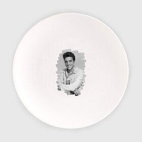 Тарелка с принтом Elvis Presley , фарфор | диаметр - 210 мм
диаметр для нанесения принта - 120 мм | elvis presley | король | рок н ролл | элвис пресли