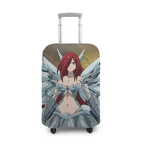 Чехол для чемодана 3D с принтом Fairy tail , 86% полиэфир, 14% спандекс | двустороннее нанесение принта, прорези для ручек и колес | anime | fairy tail | аниме | фейри тейл | хвост феи