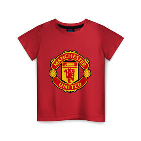 Детская футболка хлопок с принтом Rooney , 100% хлопок | круглый вырез горловины, полуприлегающий силуэт, длина до линии бедер | football | manchester | manchester united | rooney | манчестер | футбол