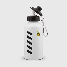 Бутылка спортивная с принтом Borussia Sahin , металл | емкость — 500 мл, в комплекте две пластиковые крышки и карабин для крепления | borussia | borussia dortmund | bvb | football | sahin | боруссия | фк | футбол
