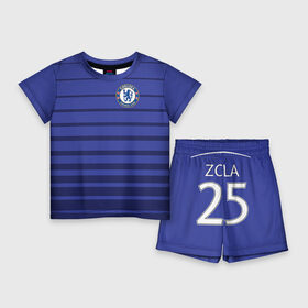 Детский костюм с шортами 3D с принтом Chelsea Zola ,  |  | chelsea | football | zola | фк | футбол | челси