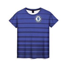 Женская футболка 3D с принтом Chelsea Drogba , 100% полиэфир ( синтетическое хлопкоподобное полотно) | прямой крой, круглый вырез горловины, длина до линии бедер | chelsea | drogba | football | фк | футбол | челси