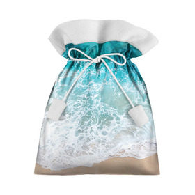 Подарочный 3D мешок с принтом Берег , 100% полиэстер | Размер: 29*39 см | берег | вода | волны | море | пляж | прилив