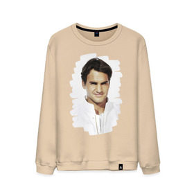 Мужской свитшот хлопок с принтом Roger Federer , 100% хлопок |  | Тематика изображения на принте: roger federer | роджер федерер | теннис | чемпион