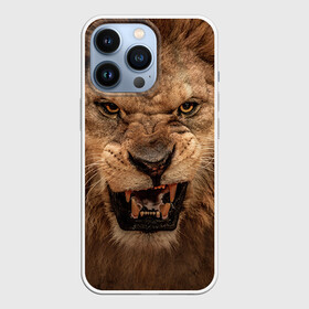 Чехол для iPhone 13 Pro с принтом Лев ,  |  | животные | злой лев | зубы | лев | оскал