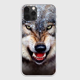 Чехол для iPhone 12 Pro Max с принтом Волк , Силикон |  | Тематика изображения на принте: волк | животные | злой волк | зубы | оскал