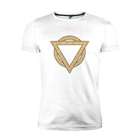 Мужская футболка премиум с принтом Enter Shikari Triangle , 92% хлопок, 8% лайкра | приталенный силуэт, круглый вырез ворота, длина до линии бедра, короткий рукав | enter shikari | triangle
