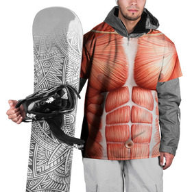 Накидка на куртку 3D с принтом Мышцы , 100% полиэстер |  | Тематика изображения на принте: bodybuilding | бодибилдер | бодибилдинг | качалка | качок | мышцы | спорт | тело | тренажер