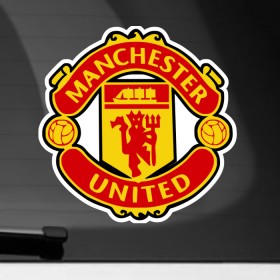 Наклейка на автомобиль с принтом Манчестер Юнайтед , ПВХ |  | manchester united | игра | манчестер юнайтед | спорт | футбол