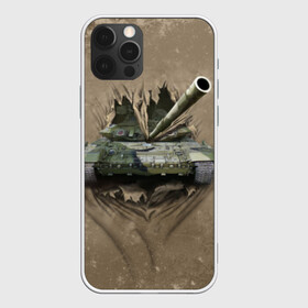 Чехол для iPhone 12 Pro с принтом Танк , силикон | область печати: задняя сторона чехла, без боковых панелей | Тематика изображения на принте: силовые структуры | танк