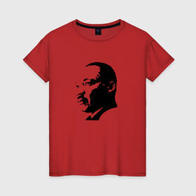 Женская футболка хлопок с принтом Мартин Лютер Кинг , 100% хлопок | прямой крой, круглый вырез горловины, длина до линии бедер, слегка спущенное плечо | 