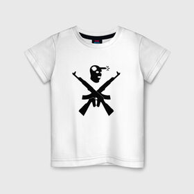 Детская футболка хлопок с принтом Headshot , 100% хлопок | круглый вырез горловины, полуприлегающий силуэт, длина до линии бедер | cs:go | headshot | для фанатов игры 