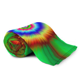Плед 3D с принтом Tie dye , 100% полиэстер | закругленные углы, все края обработаны. Ткань не мнется и не растягивается | tie dye