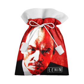 Подарочный 3D мешок с принтом Ленин , 100% полиэстер | Размер: 29*39 см | Тематика изображения на принте: lenin | ильич | ленин | ретро | ссср | товарищ
